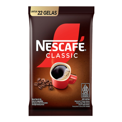 

NESCAFE CLASSIC 45 GR Stock Selalu Tersedia