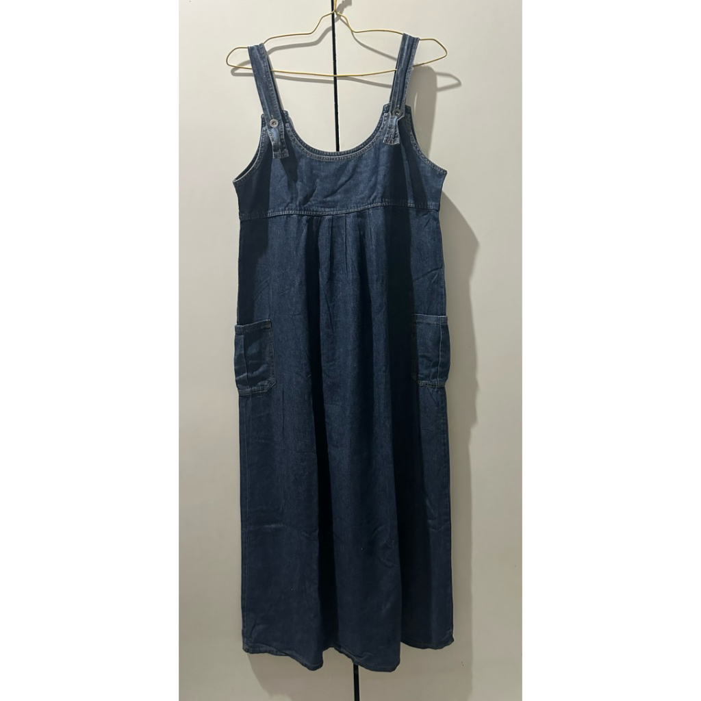 gamis jeans tanpa lengan