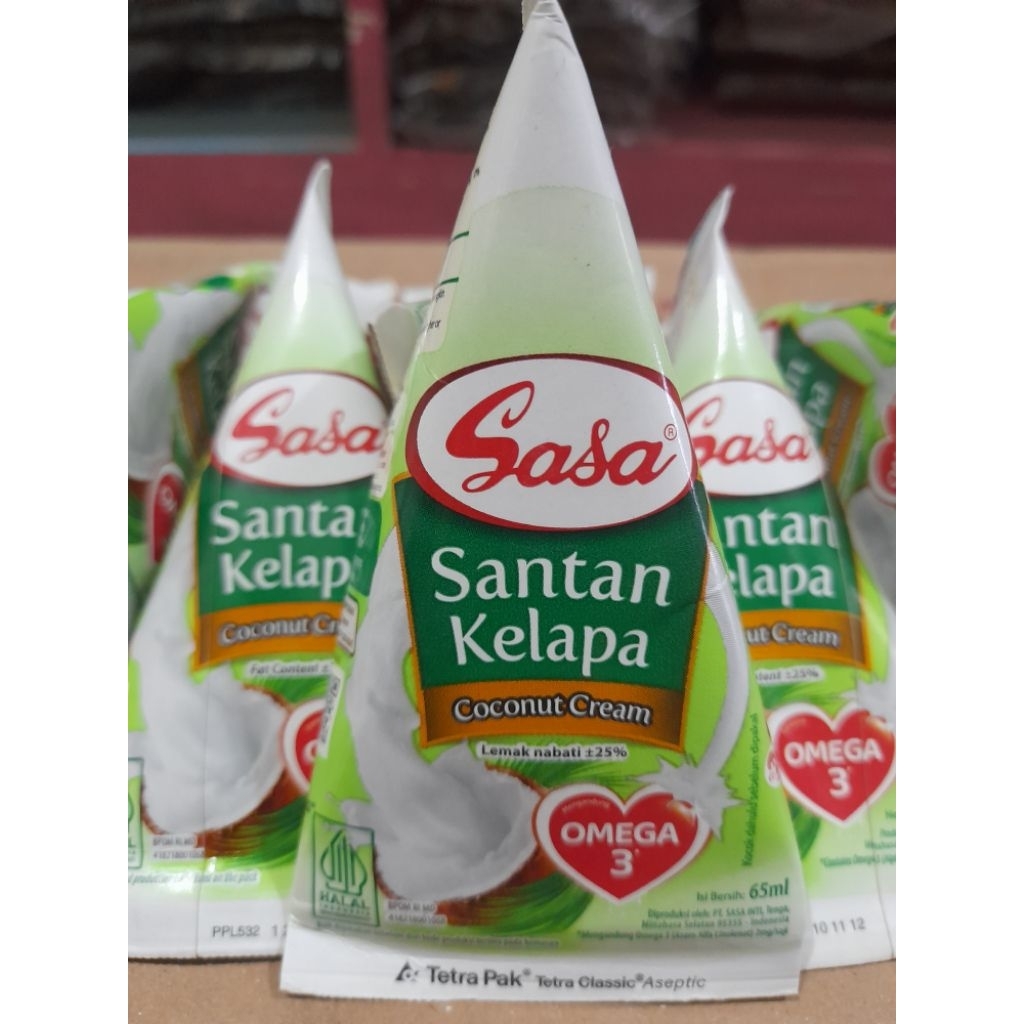 

Sasa santan 65 ml kemasan segitiga