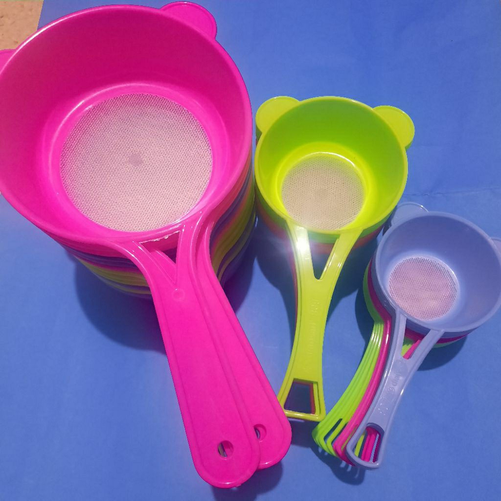 Saringan Teh Plastik Kecil,sedang,besar