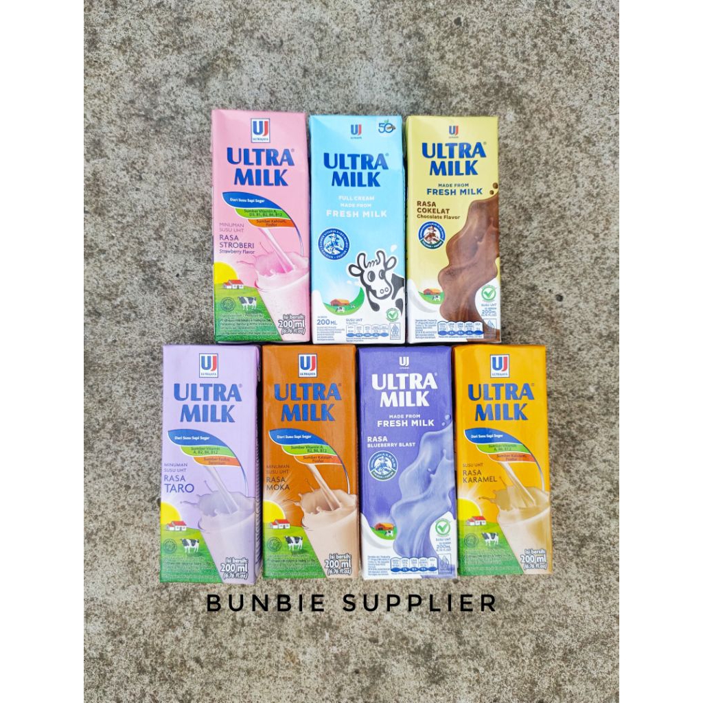 

Susu ULTRA MILK 200ml isi 24pcs ( Karton )