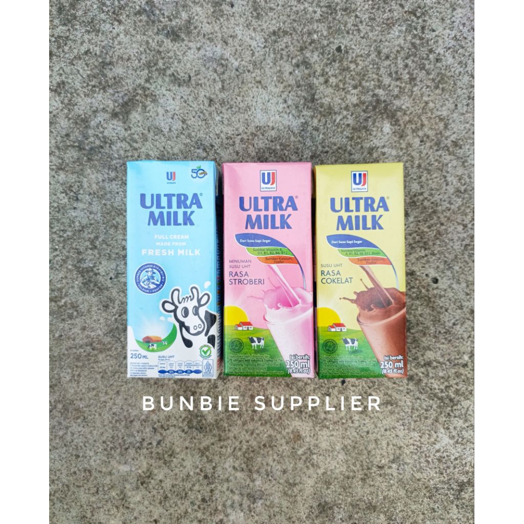 

Susu ULTRA MILK 250ml Isi 24pcs (KARTON)