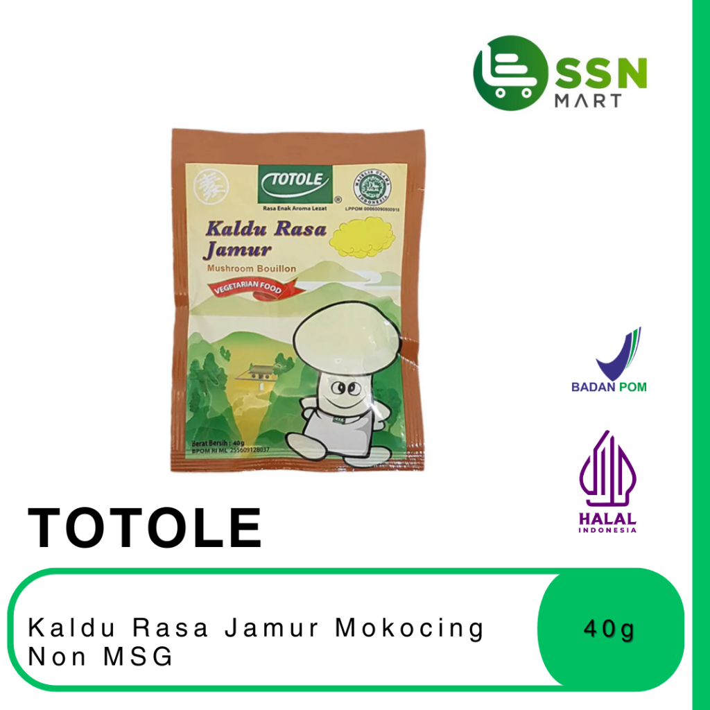 

SSNMart Totole Kaldu Rasa Jamur Mokocing 40g