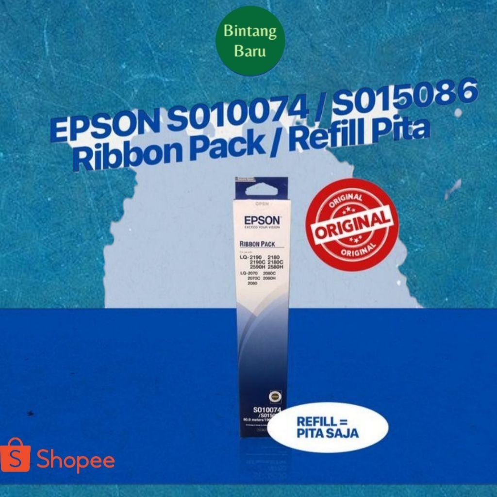 Cartridge Pita Ribbon LQ2190 EPSON Cartridge
LQ2190 EPSON Rumah + Pita Original S015531 S015086 LQ21