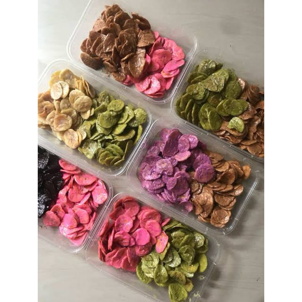 

KERIPIK PISANG LUMER coklat ,matcha ,tiramisu, coklat oreo, taro, strawberry