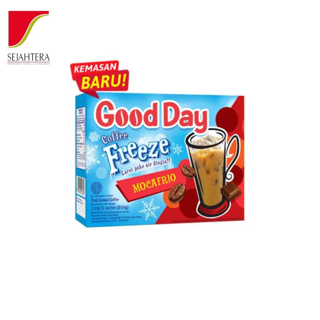 

Good Day Freeze Orange 3in1 Instant Coffee Mocafrio / Choc'Orange - 5 Sachets @ 30gr (Box / Pouch / Bag)