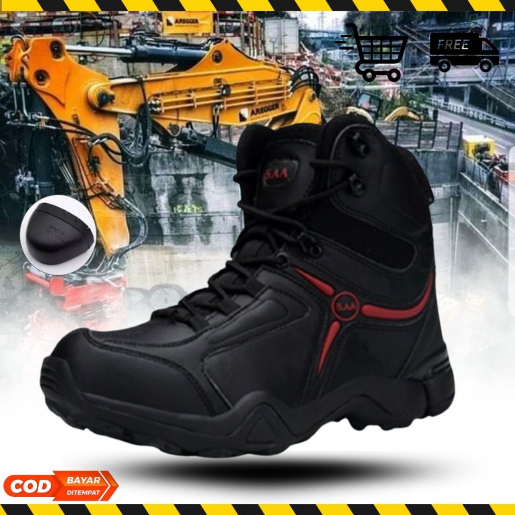 Best Deals Sepatu Boots Safety Tactical Delta Pdh Pol PP Hiking Gunung Pria