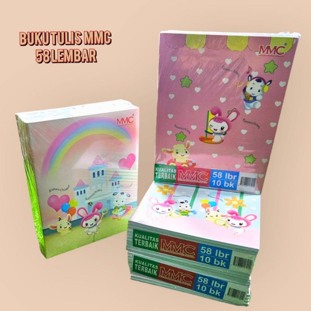

Buku tulis MMC 58 lembar 10 buku ukuran buku tulis biasa