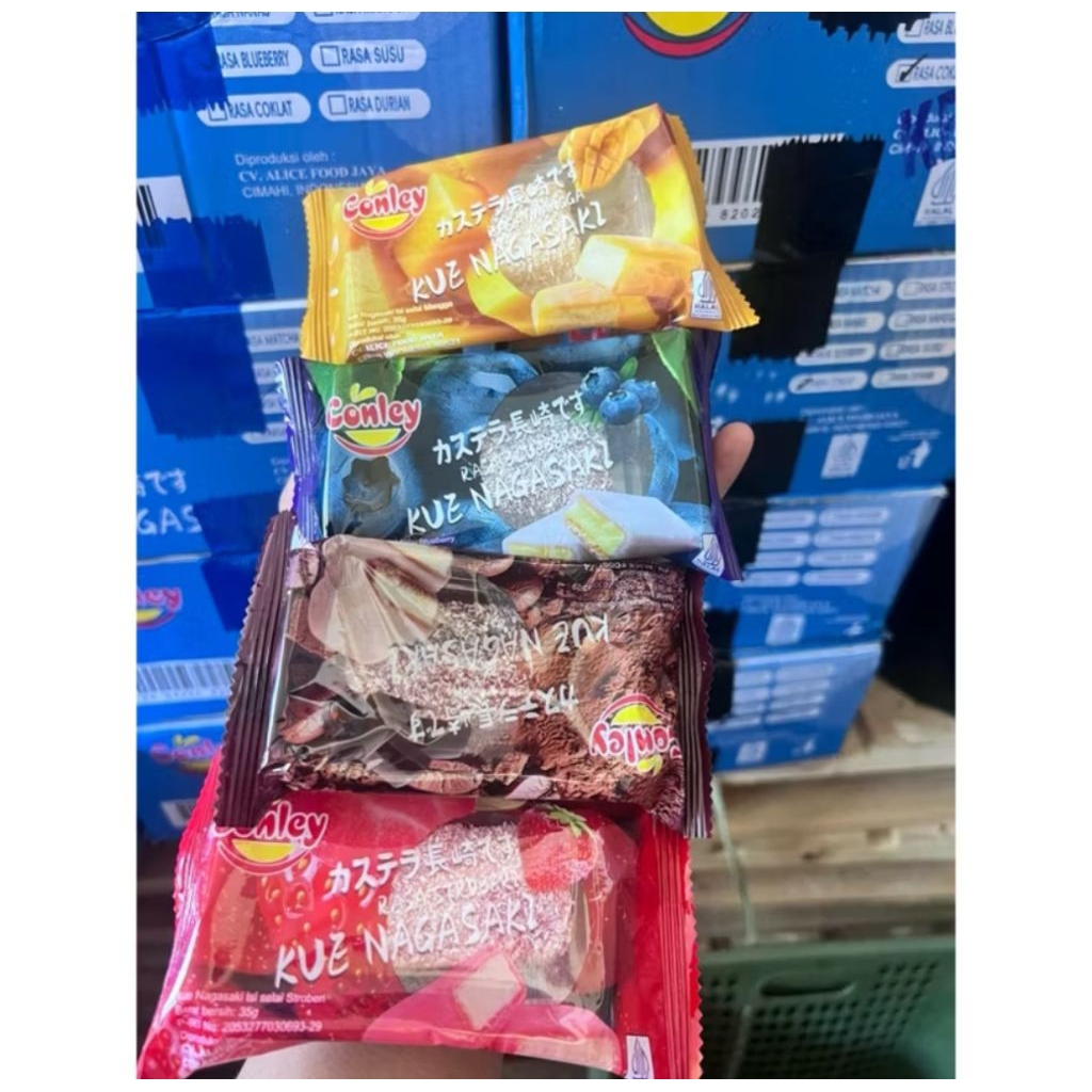 

(DAPAT 10 PCS) KUE NAGASAKI/MOCHI NAGASAKI 4 RASA