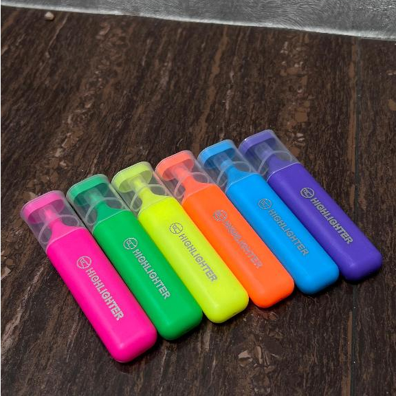 

Stabilo Highlighter Besar Penanda Tulisan MIX COLOUR WARNA PINK HIJAU ORANGE BIRU UNGU TEBAL KUALITAS BAGUS Cocok untuk sekolah kantoran dan bank