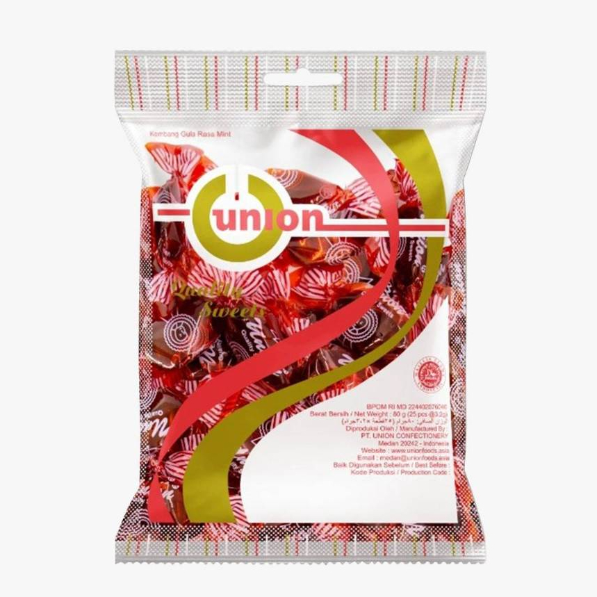 

Permen pedas hack permen union mint isi 66 pcs