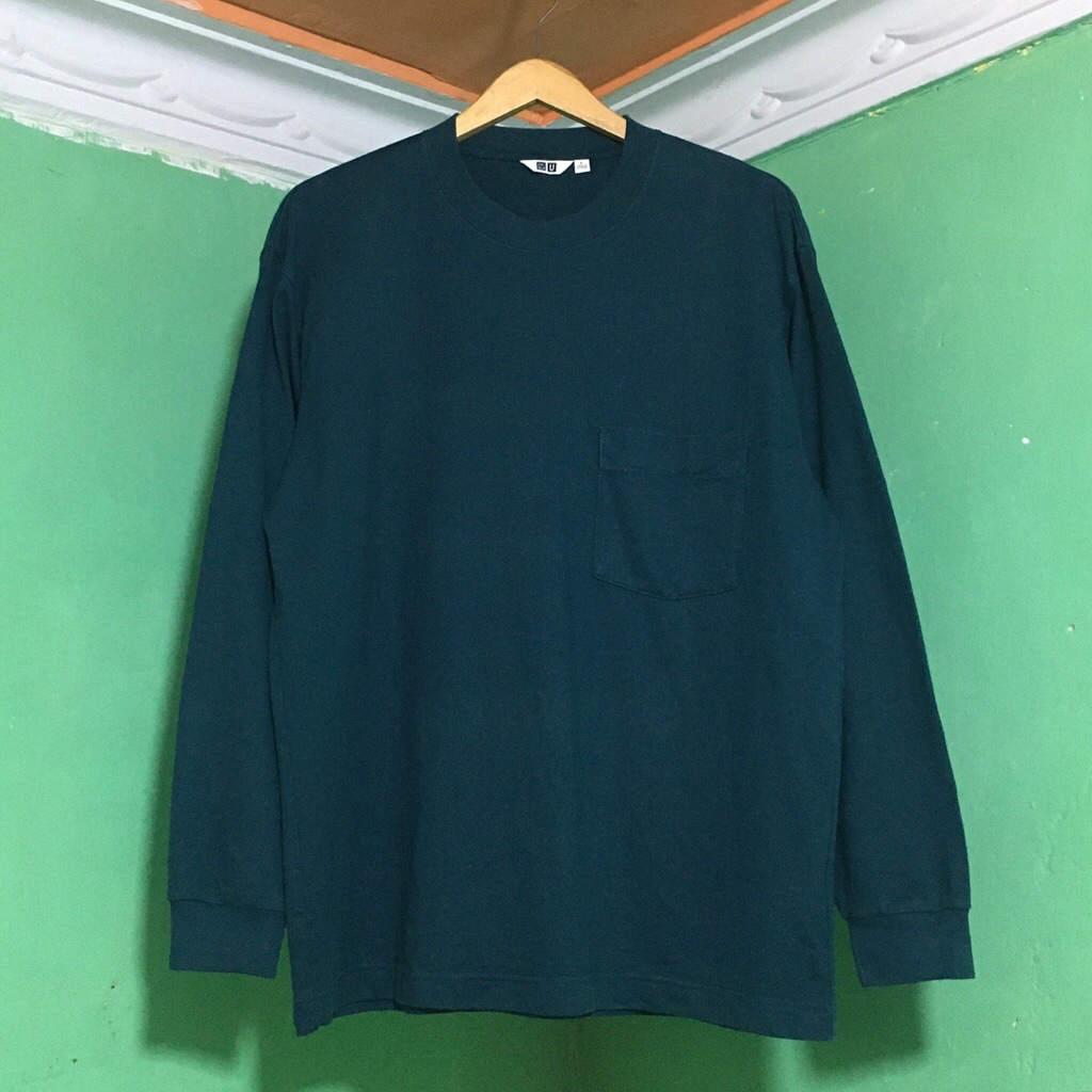 Uniqlo U Green Pocket Longsleeve