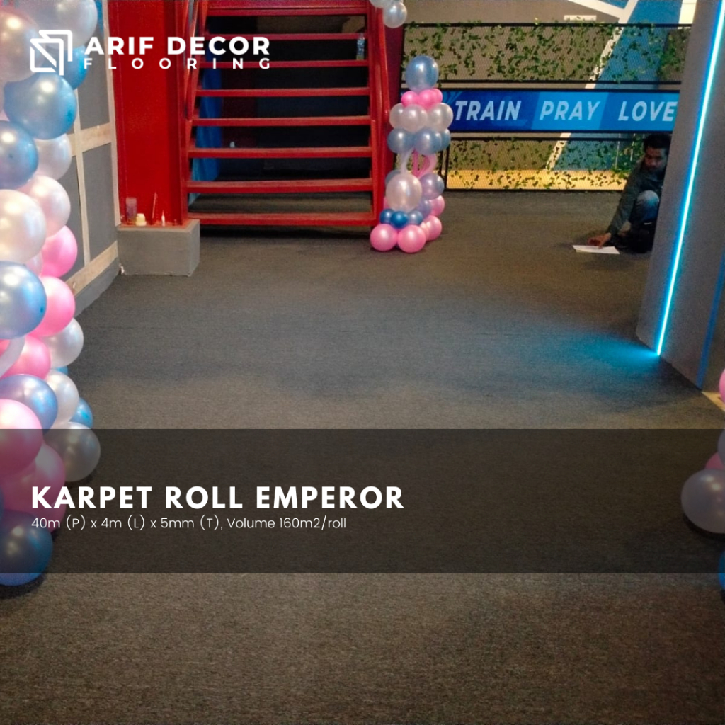 Karpet Roll Emperor Tebal 5mm Karpet Studio / Karpet Roll Hotel / Karpet Kantor / Karpet Polos