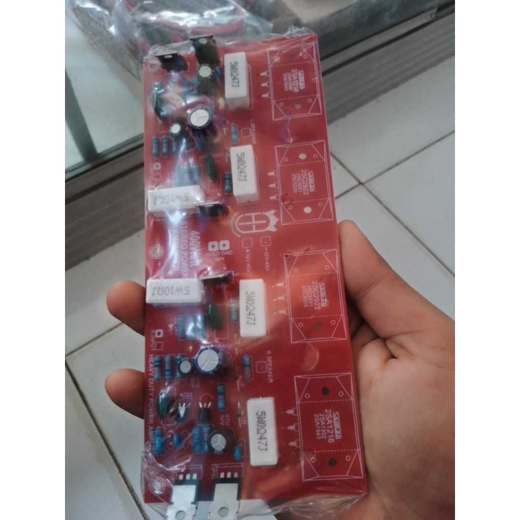 DRIVER SANKEN STEREO 400W STEREO POWER AMPLIFIER 400 WATT