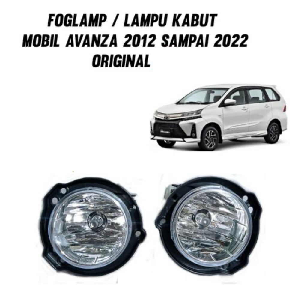 Foglamp Lampu Kabut Mobil Old Avanza Xenia Rush Terios Calya Sigra Agya Ayla Foglamp Fullset Only