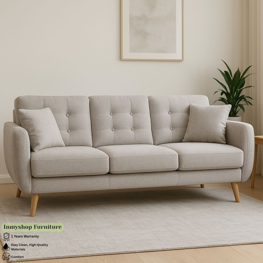 Sofa Minimalis retro / sofa scandinavian 3 Seater