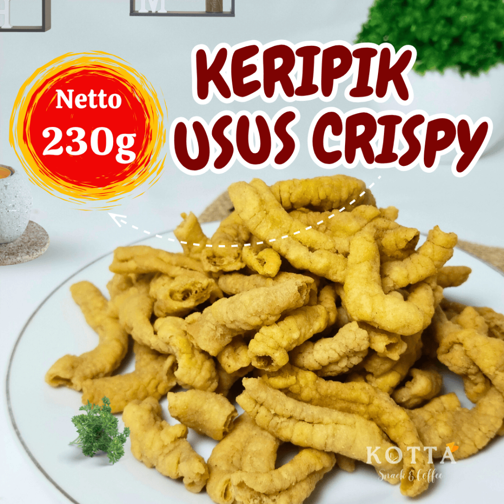 

Keripik Usus Crispy 230 gram
