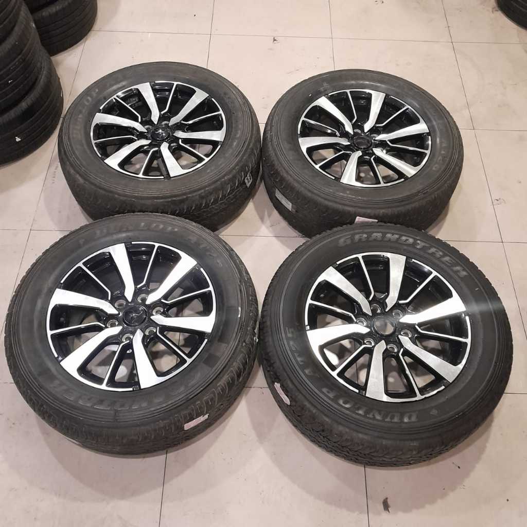 Velg Mobil Bekas Copotan Ori Pajero Sport Ring 18 x7,5 Et30 Pcd 6x139 + Ban Dunlop 265/60 R18