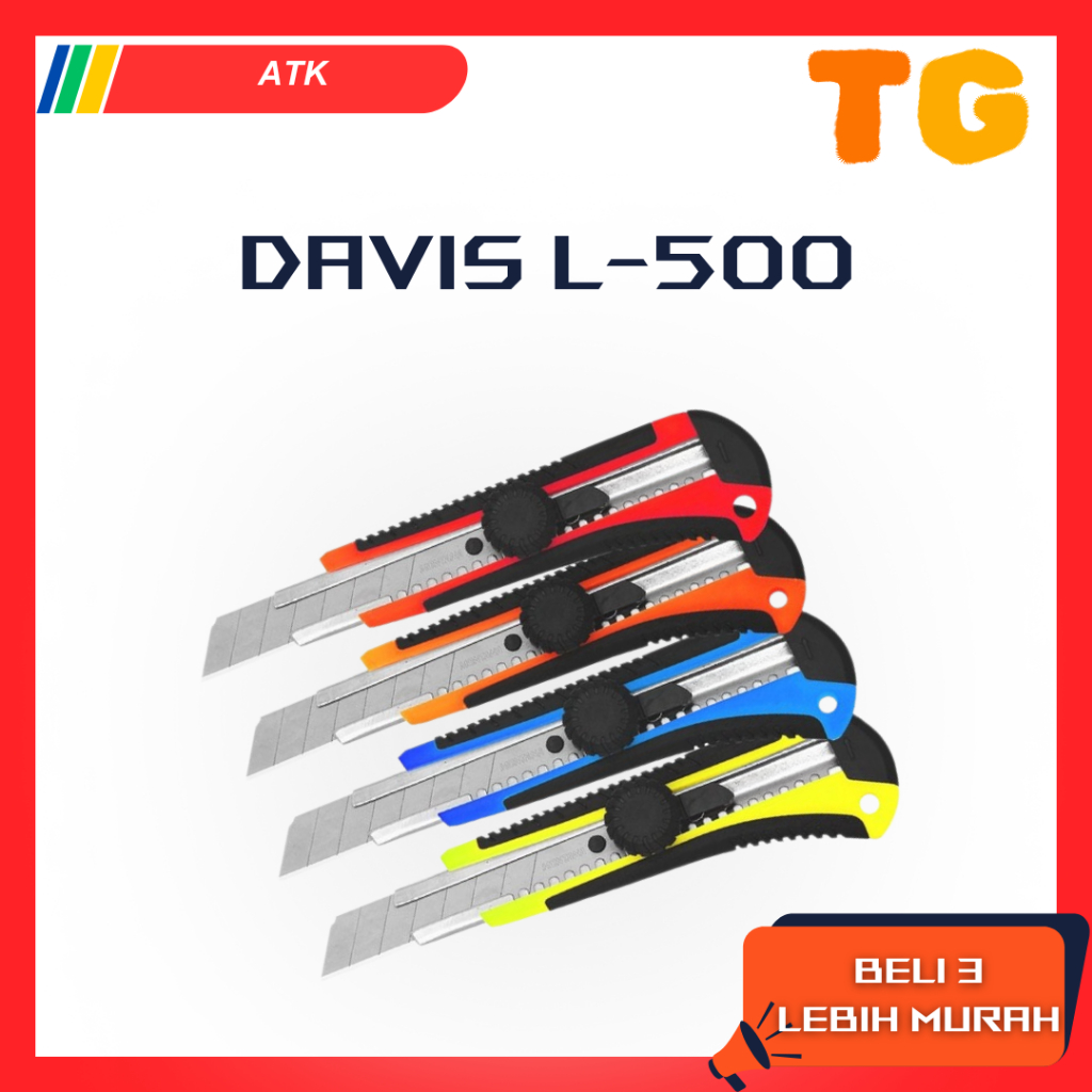 

DAVIS L-500 Cutter Besar Pemotong Kertas Kardus Serbaguna