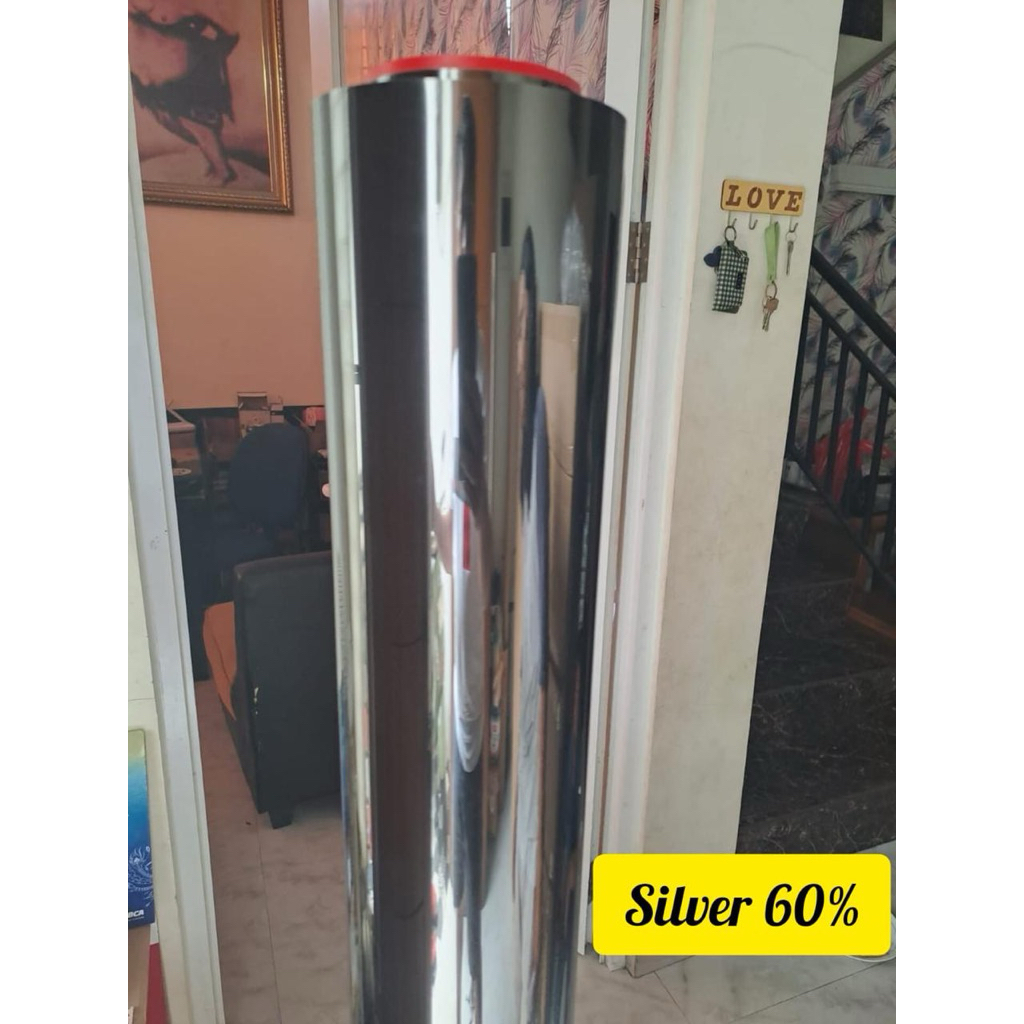 kaca film 3m silver blackcrome 30 meter