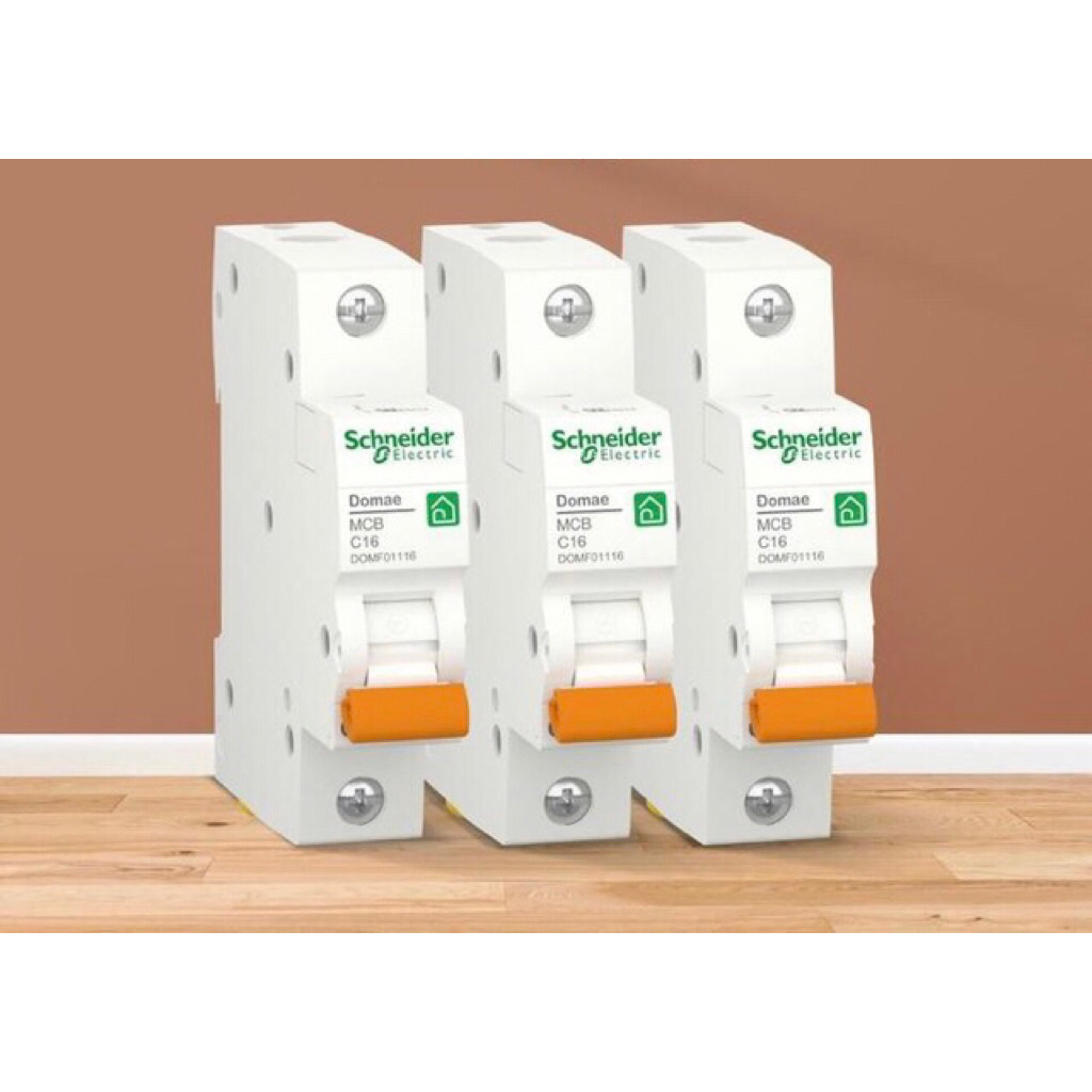 MCB 1 PHASE NEW DOMAE 16 AMPER SCHNEIDER Original