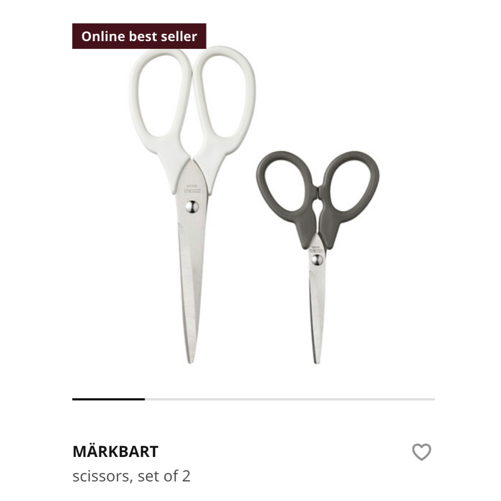 

1 set gunting isi 2 Gunting Besar dan Gunting Kecil untuk Rumah dan Kantor Gunting serbaguna Gunting dapur Gunting ikea Gunting tajam