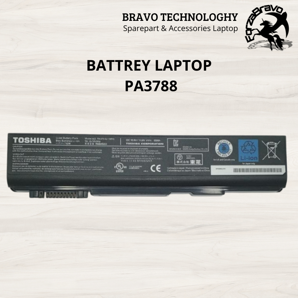 Baterai Toshiba Dynabook Satellite B551 B450/B K40 L40 PRO S750 PA3788 PA3786 ORI