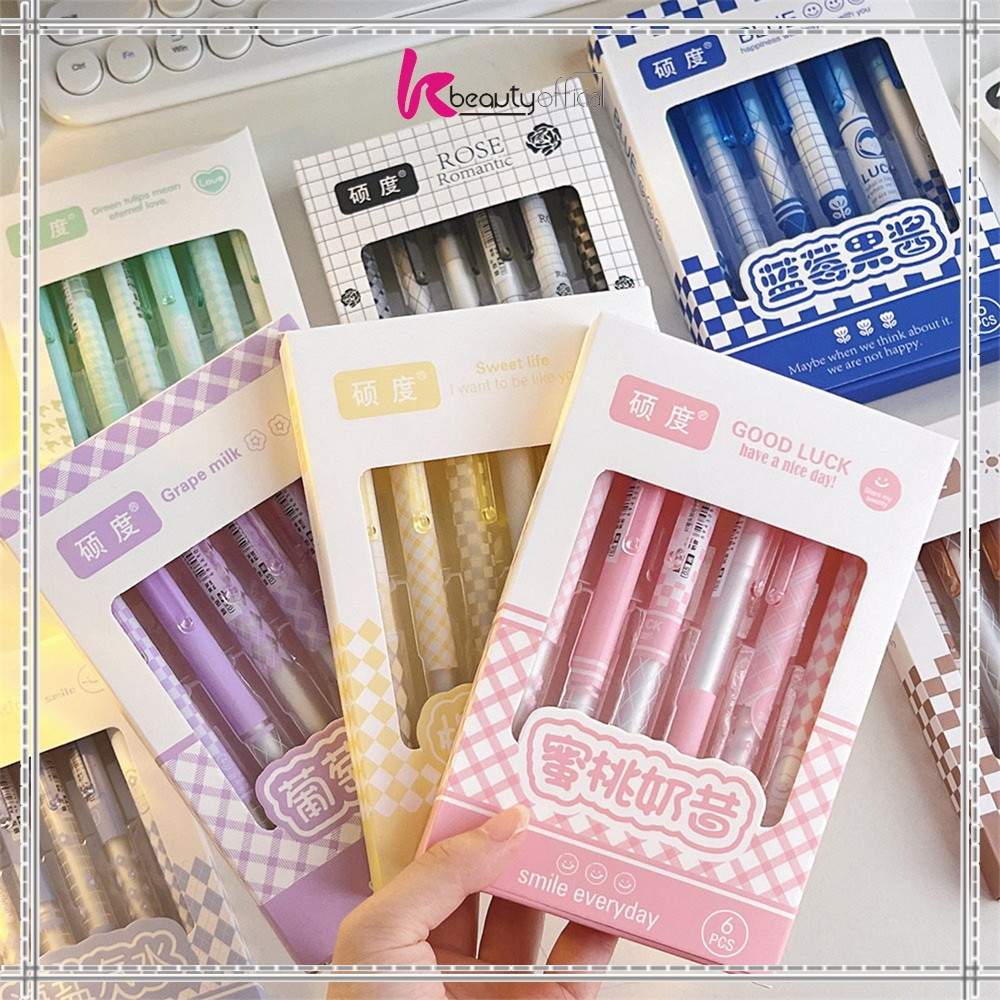 

EC KB-A69 Pulpen ST Set 6IN1 Motif Bunga 0.5MM / Pena Mekanik Alat Tulis Perlengkapan Sekolah / Retractable Pen Karakter Set / Pulpen Cetek Import