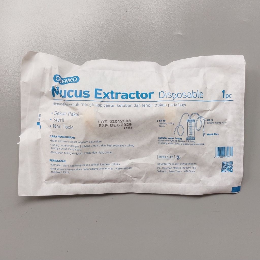 Mucus Extractor | Alat Penghisap / Penyedot Lendir Dahak Bayi
