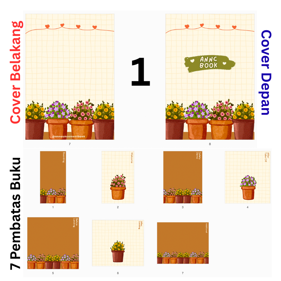 

LINK 7 (Batch 1) Cover & Pembatas Buku (NO EDIT + NO PO + LANGSUNG KIRIM)