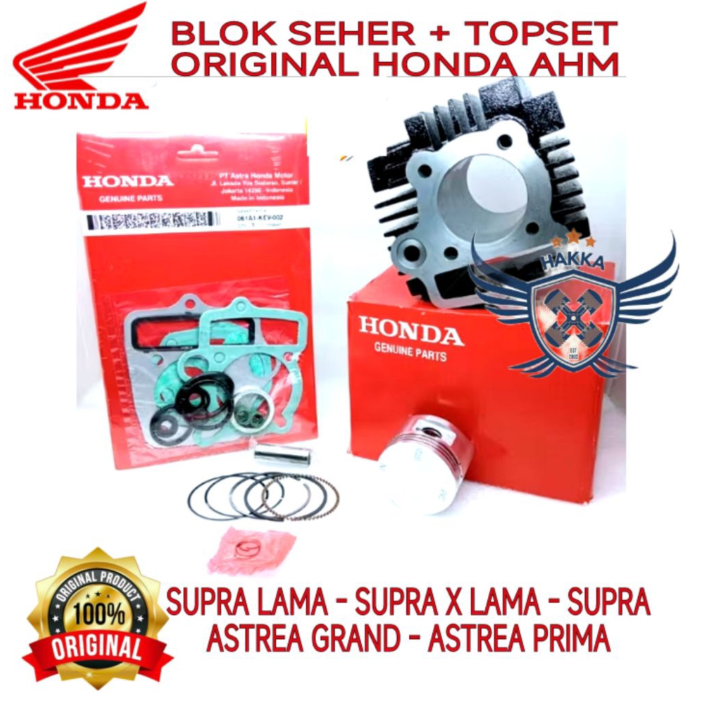 GN5 ORIGINAL BLOK SEHER + TOPSET HONDA SUPRA X LAMA, BLOK SEHER HONDA SUPRA LAMA, BLOK SEHER HONDA W