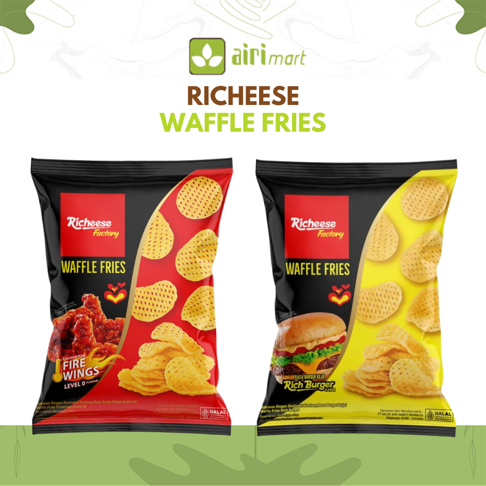 

Richeese Waffle Fries Waffle Richburger 54 Gram