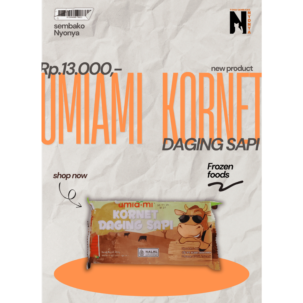 

UMIAMI KORNET DAGING SAPI