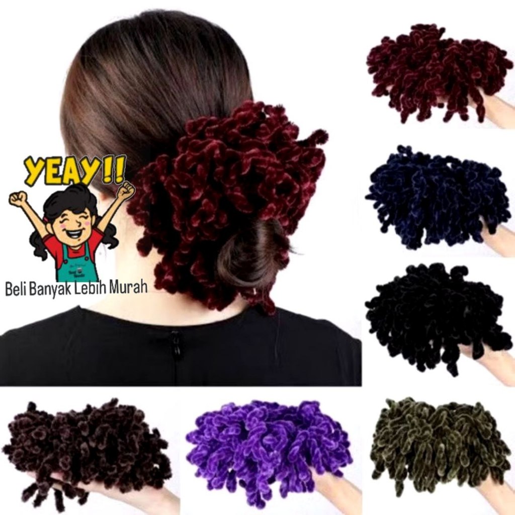 IKAT RAMBUT UBUR UBUR - KUNCIRAN CENDOL - CEPOLAN HIJAB