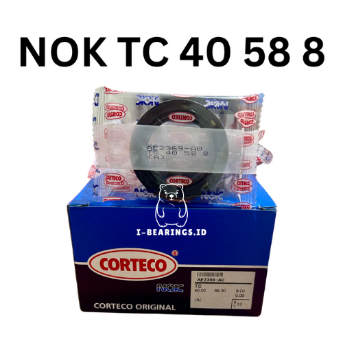 OIL SEAL NOK TC 40 58 8 / 40.00 58.00 8.00 / 40 X 58 X 8 Seal Oil NOK Original