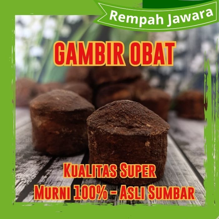 

Getah Gambir Original Padat Asli Tanpa Campuran Kualitas Super Nomor 1 Rempah Jawara