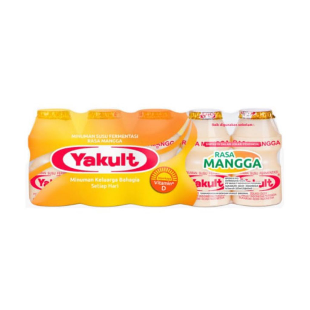 

5 Pcs Yakult Rasa Mangga / Yakult Rasa Mangga / Yakult / Yakult Rasa Mangga / Yakult Mangga