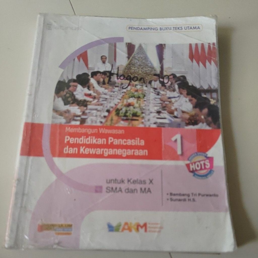buku pendidikan Pancasila dan kewarganegaraan SMA kelas 10 SMA kelas 1 penerbit platinum PT tiga ser