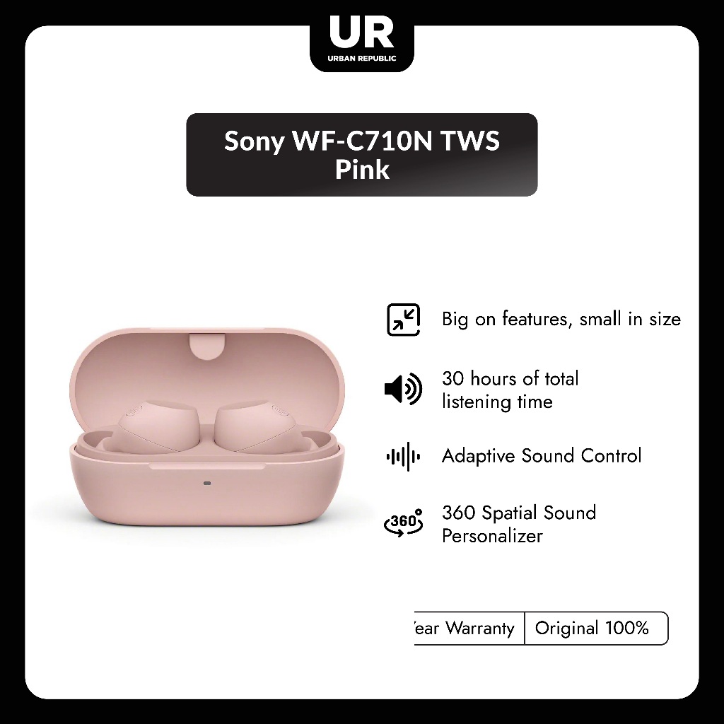 Sony WF-C710N TWS - Pink