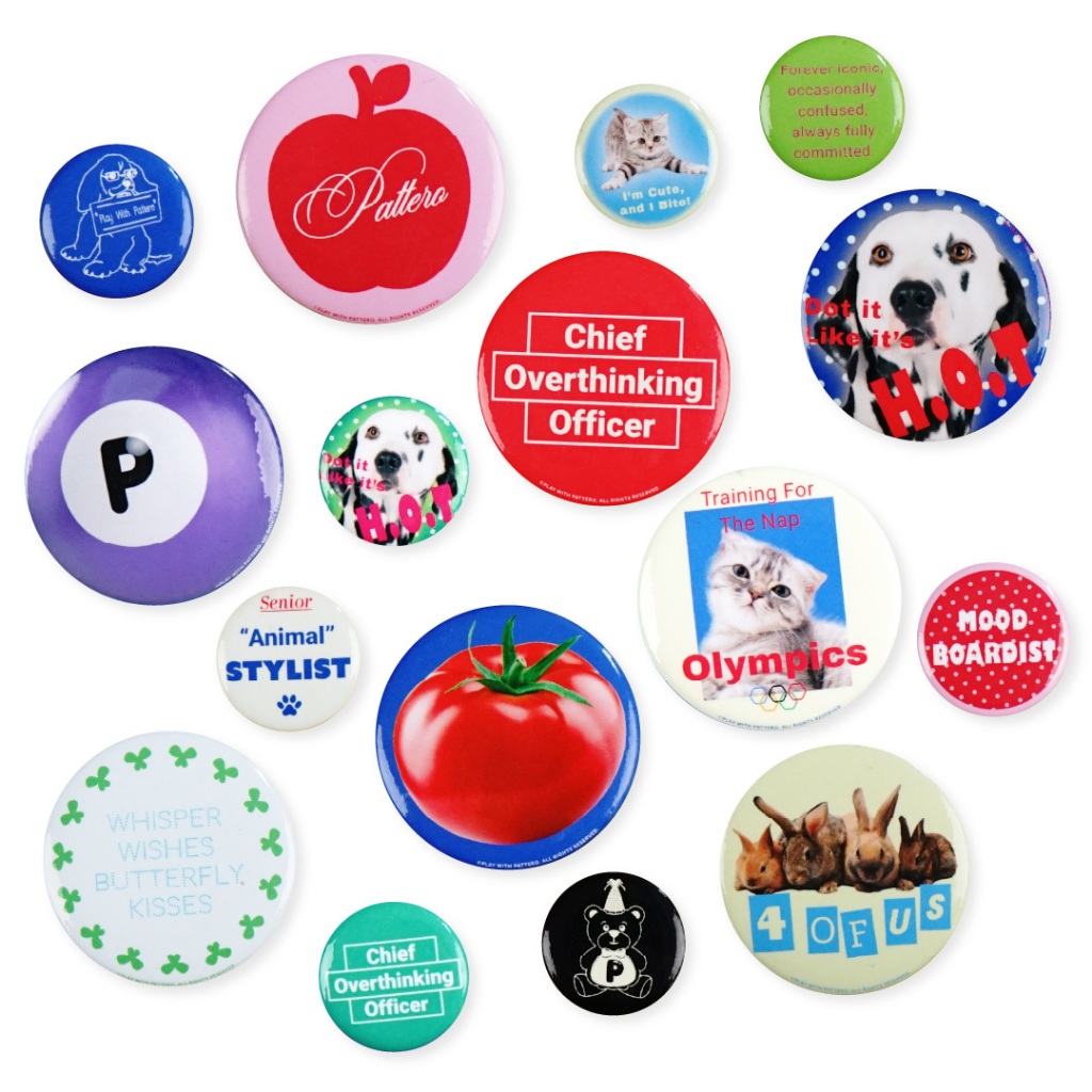 Pattero - Bross Graphic Pin