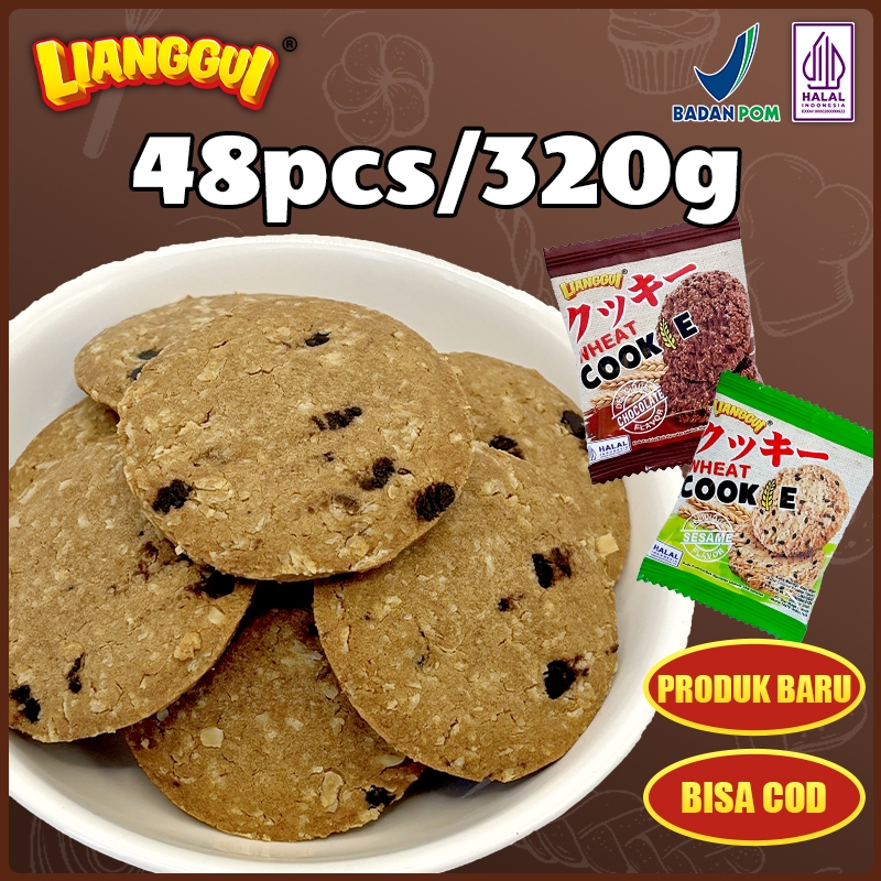 

Lianggui Biskuit Oat Cokelat Kacang dengan Chia Seed Wijen Hitam Cemilan Sehat untuk Diet Energi