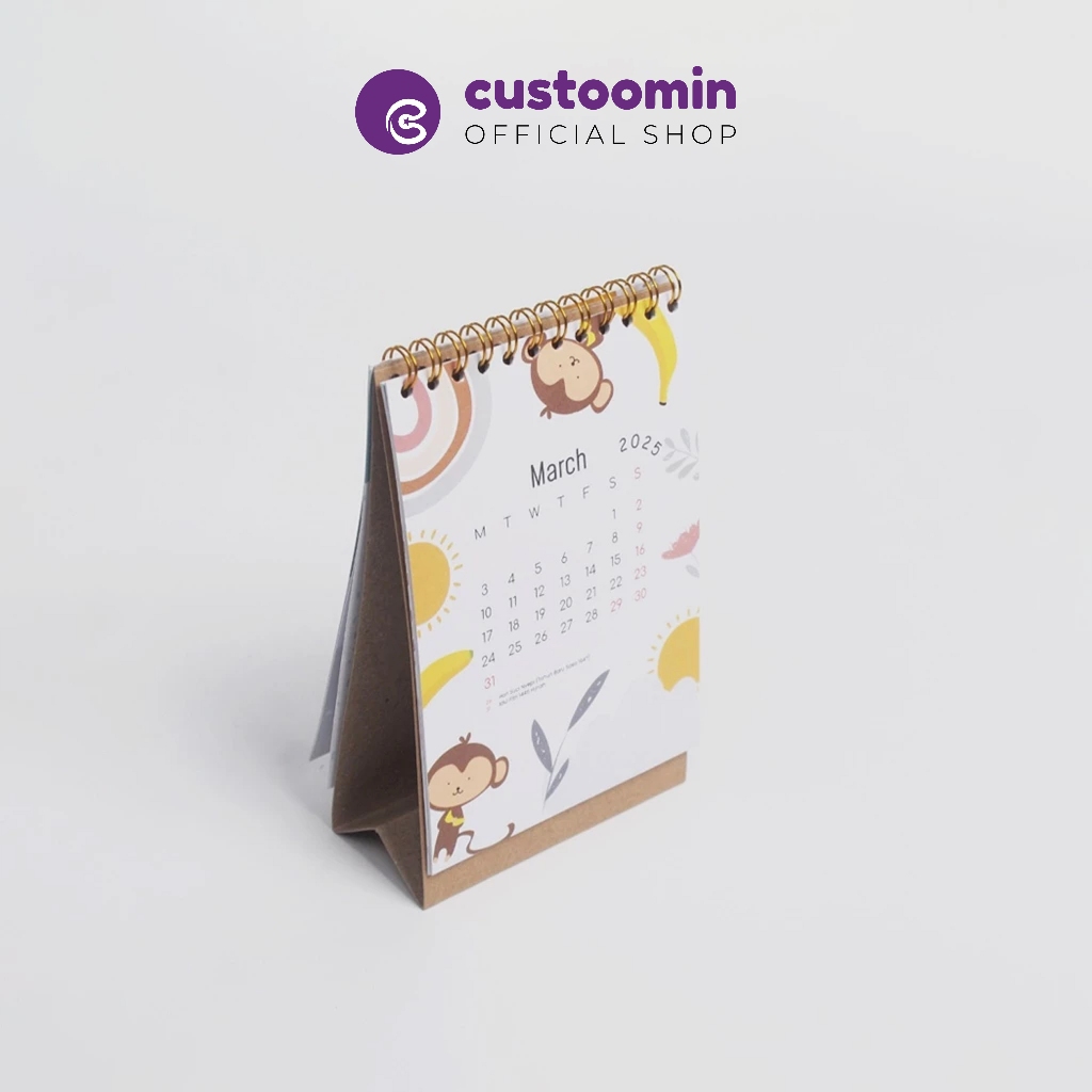 

Kalender 2026 | Decoration Calendar | A6 #Cute | Kalender Meja | Custoom.in