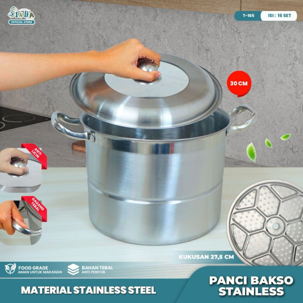 PANCI BAKSO STAINLESS STEEL / DANDANG BAKSO STAINLESS STEEL