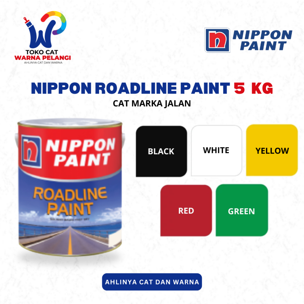 NIPPON ROADLINE PAINT 5 KG (5 LITER) | CAT JALAN NIPPON ROADLINE PAINT 5 KG