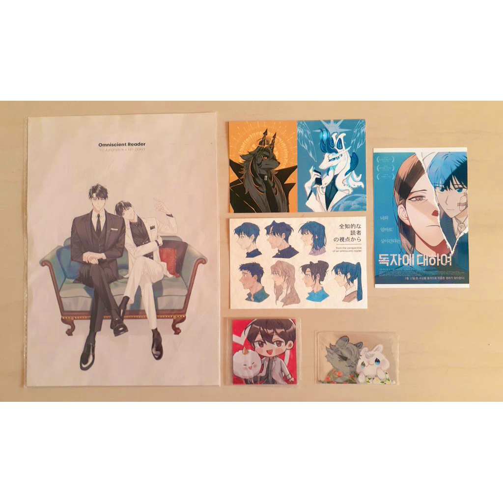 Postcard Poster & p-box / kertas ganteng Omniscient Reader's Viewpoint (m ORV / orv) (take all)
