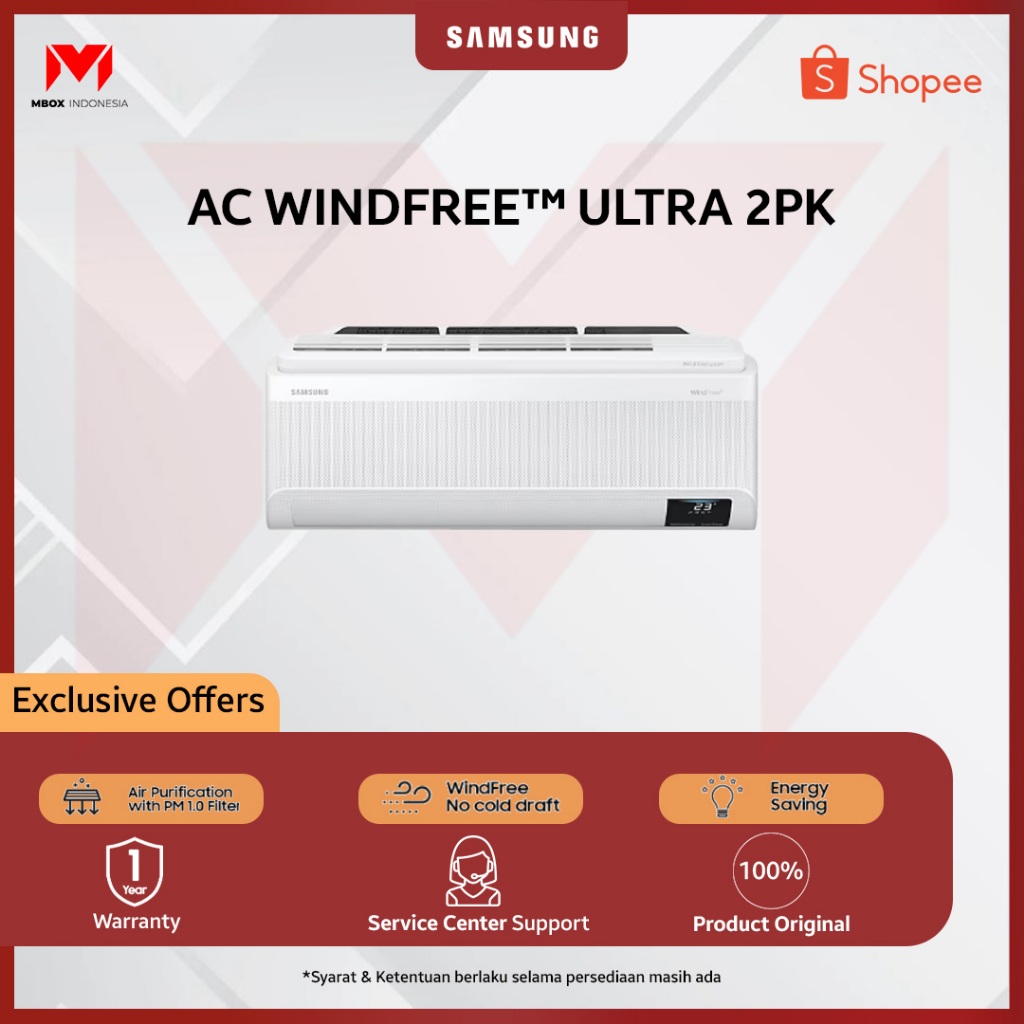 Samsung AC WindFree™ Ultra AC 2PK - AR18CYKAAWKNSE