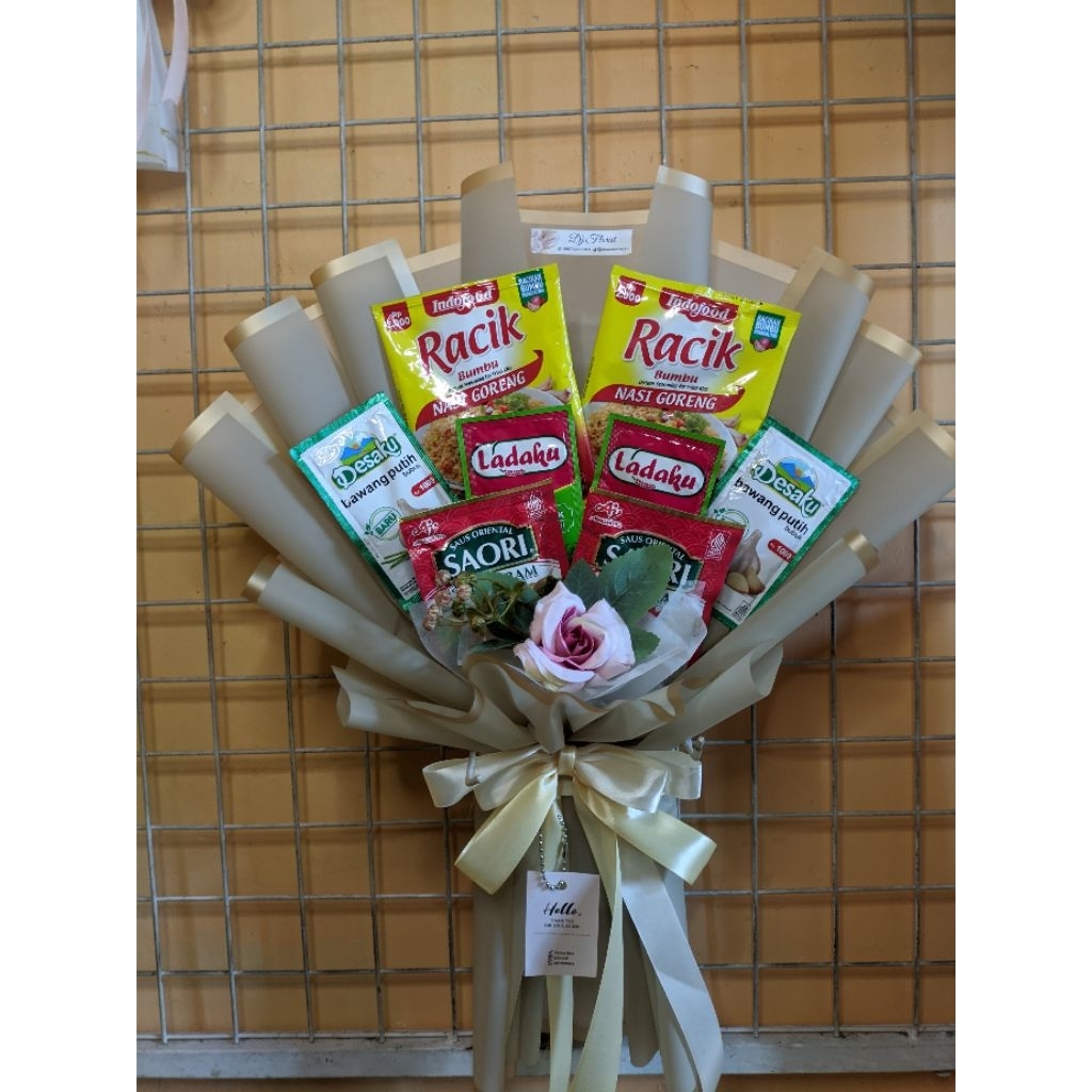 

buket bumbu dapur custom cantik murah
