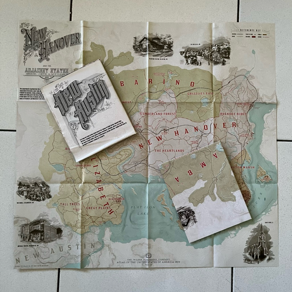 

map red dead redemption 2 kertas rdr2 new austin new hanover