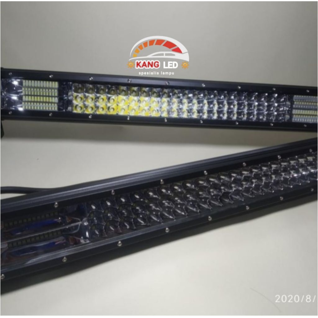 LAMPU SOROT LED LIGHT BAR 60 CM PUTIH KUNING DAN 5 MODE -Pj 6