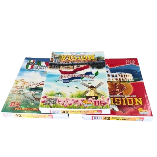 

Buku Boxy VISION isi 42 lembar ( pack/ 6 buku )